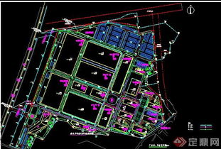 大型工业园区工厂规划设计总平面布置图与立面效果分析